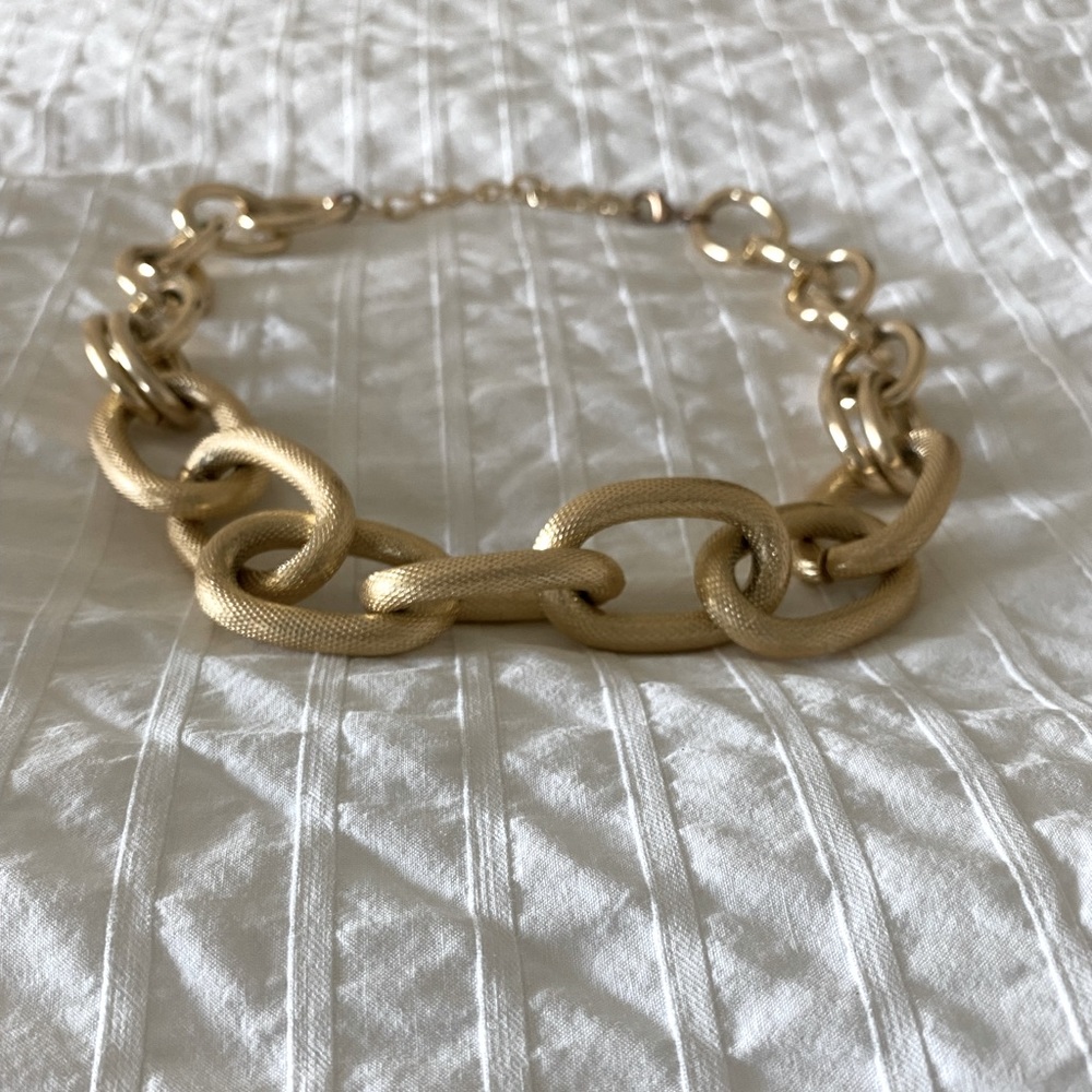Gold chain link necklace - Originally $15